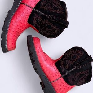 Ariat Fatbaby Red and Black Boots